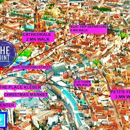 شقة The Point City-center - Place Kleber *