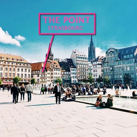 Daire The Point City-center - Place Kleber
